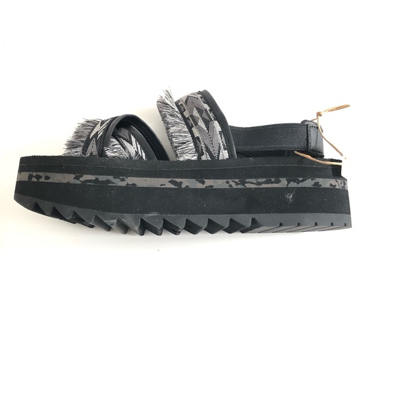 Teva céres fringe platform sandal Sz 9 - Picture 4 of 8
